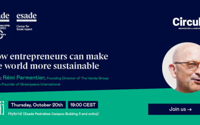 Rémi Parmentier será el encargado de hacer la sesión «How entrepreneurs can make the world more sustainable»